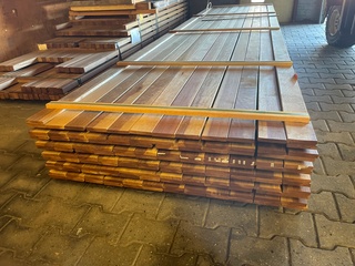 Ca. 134x Guyana Ipé Planken Geschaafd Country Grade, 18x90mm, lengte 4